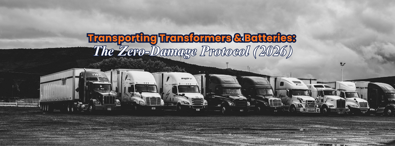 Transporting Transformers & Batteries: The Zero-Damage Protocol (2026)